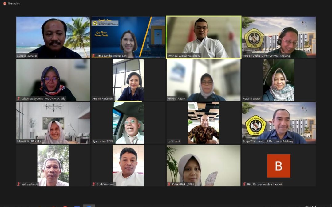 Rapat Penjajakan Kerjasama Universitas Merdeka Malang dan BRIN